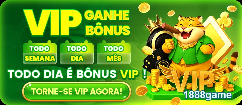 Imagem de promoção VIP com bônus no site 1888game.